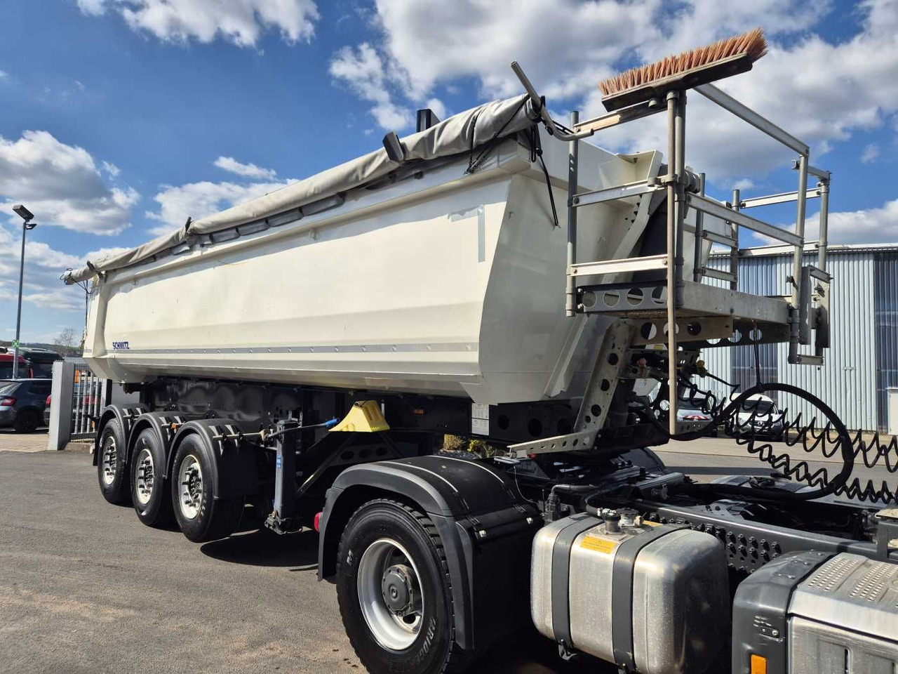 Tipper semi-trailer Schmitz Cargobull SKI 24 SL 7.2 SGF S3 Liftachse Plane 26m³: picture 6