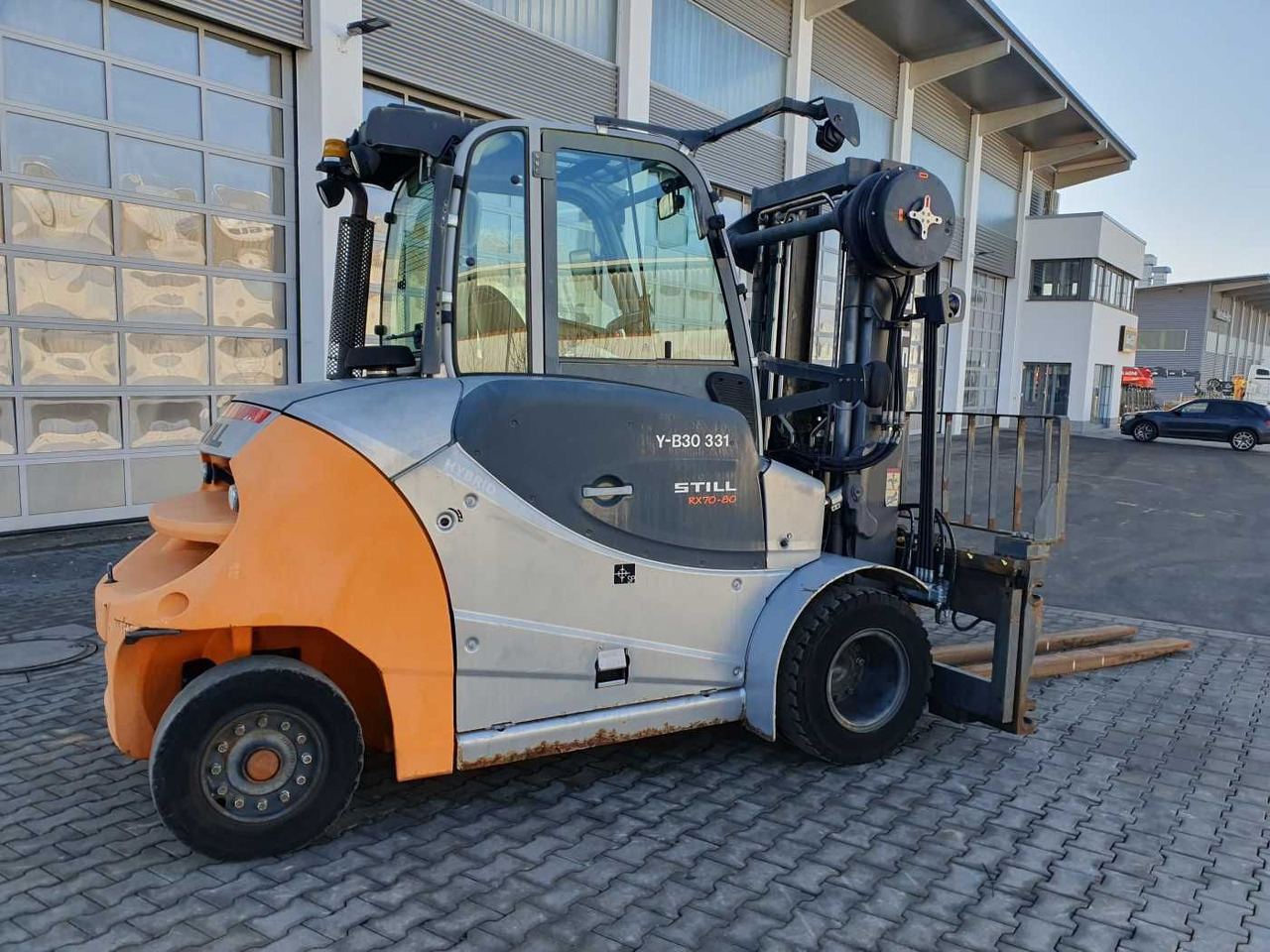 Still RX70-80 / Duplex: 4.70m! / Zinkenversteller / SS - Diesel forklift: picture 2 Still RX70-80 / Duplex: 4.70m! / Zinkenversteller / SS - Diesel forklift: picture 2