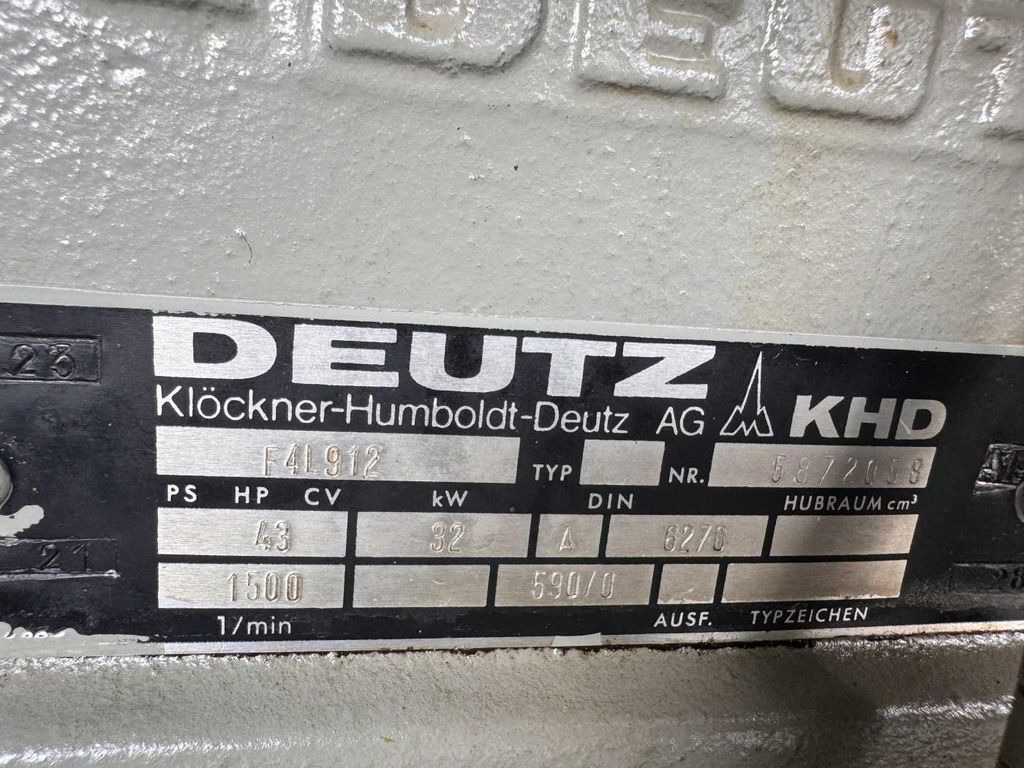 Trailer Bay 406201/1 Stromerzeuger 35kVA 1.967h Deutz: picture 11