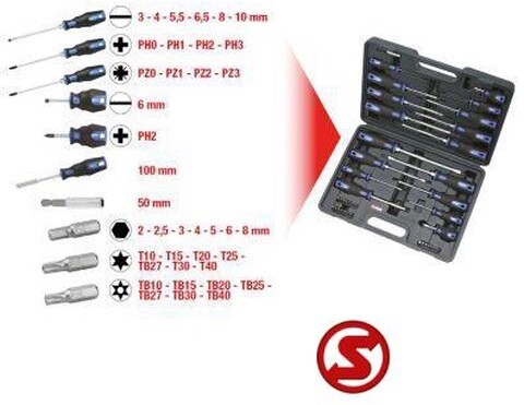 Diversen Schroevendraaier- en bitset 39dlg - Automotive tool: picture 2 Diversen Schroevendraaier- en bitset 39dlg - Automotive tool: picture 2