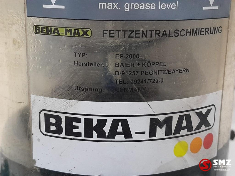 MAN Occ centrale vetsmering Bekamax EP2000 - Frame/ Chassis for Truck: picture 5 MAN Occ centrale vetsmering Bekamax EP2000 - Frame/ Chassis for Truck: picture 5