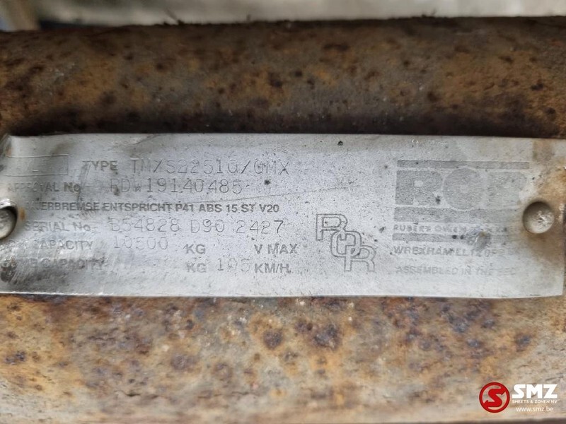 Axle and parts for Truck ROHR Occ As oplegger - trailer ROR 10500kg: picture 6