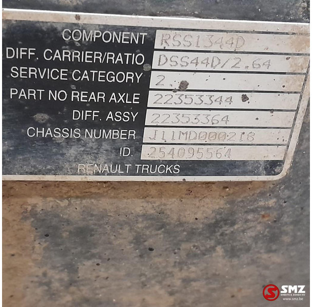 Renault Occ aandrijfas RSS1344D Renault - Drive shaft for Truck: picture 5 Renault Occ aandrijfas RSS1344D Renault - Drive shaft for Truck: picture 5