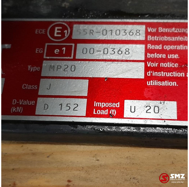 Fifth wheel coupling for Truck jost Occ koppelschotel JSK37C + montageplaat Jost: picture 6 Fifth wheel coupling for Truck jost Occ koppelschotel JSK37C + montageplaat Jost: picture 6