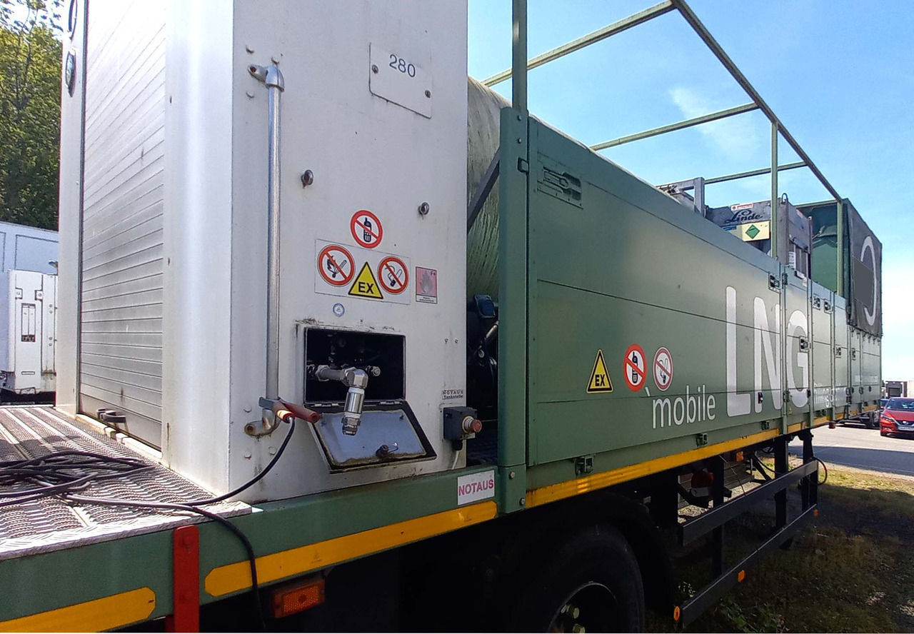 Messer Griesheim Gas tank semi-trailer used for LNG/CNG mobile filling station Methan Gas Cryogenic - Tank semi-trailer: picture 4 Messer Griesheim Gas tank semi-trailer used for LNG/CNG mobile filling station Methan Gas Cryogenic - Tank semi-trailer: picture 4