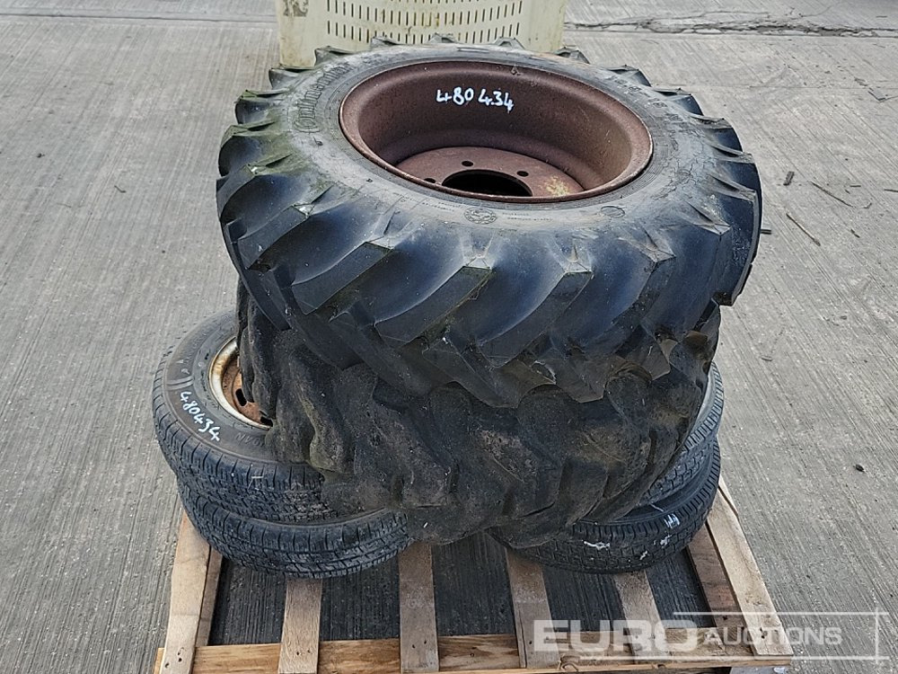 Tire 10.5-18 Tyre & Rim (2 of), 165R13C Tyre & Rim (4 of): picture 8