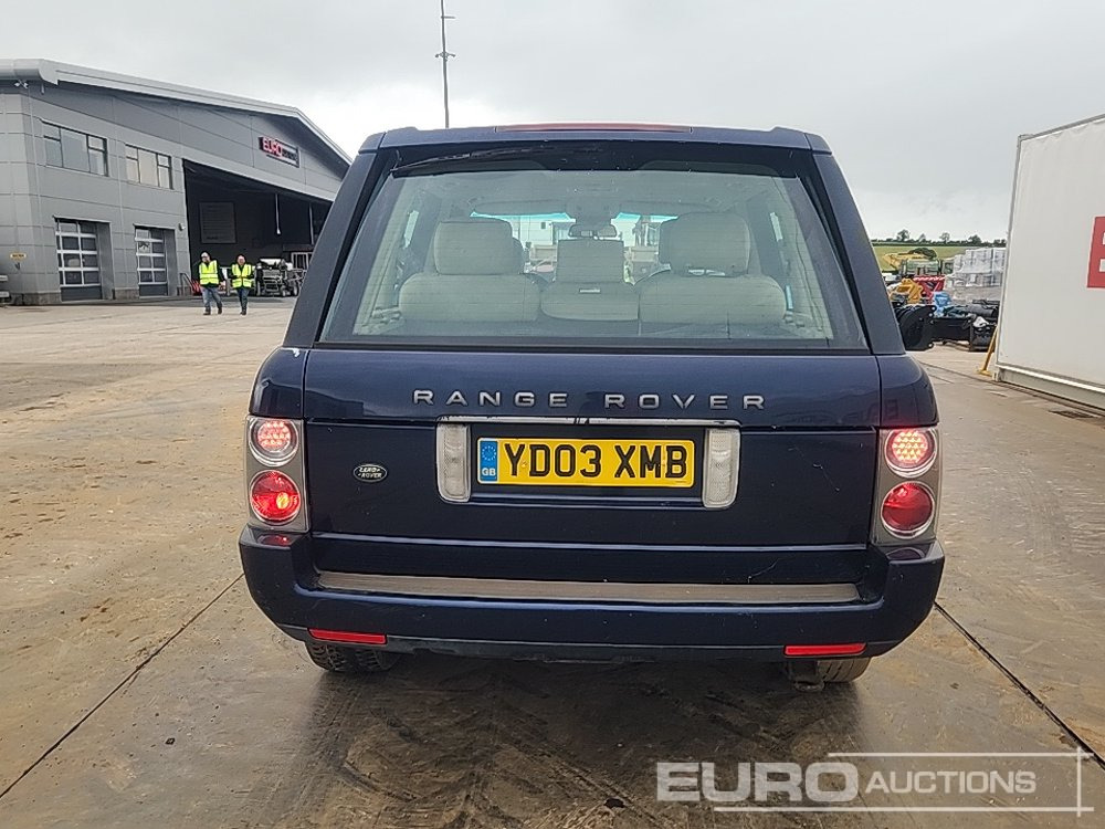 2003 Range Rover SE TD6 4WD Auto, Cruise Control, Lane Assist, Climate Control, A/C (Reg. Docs. Available) (NO VAT) - SUV: picture 4 2003 Range Rover SE TD6 4WD Auto, Cruise Control, Lane Assist, Climate Control, A/C (Reg. Docs. Available) (NO VAT) - SUV: picture 4