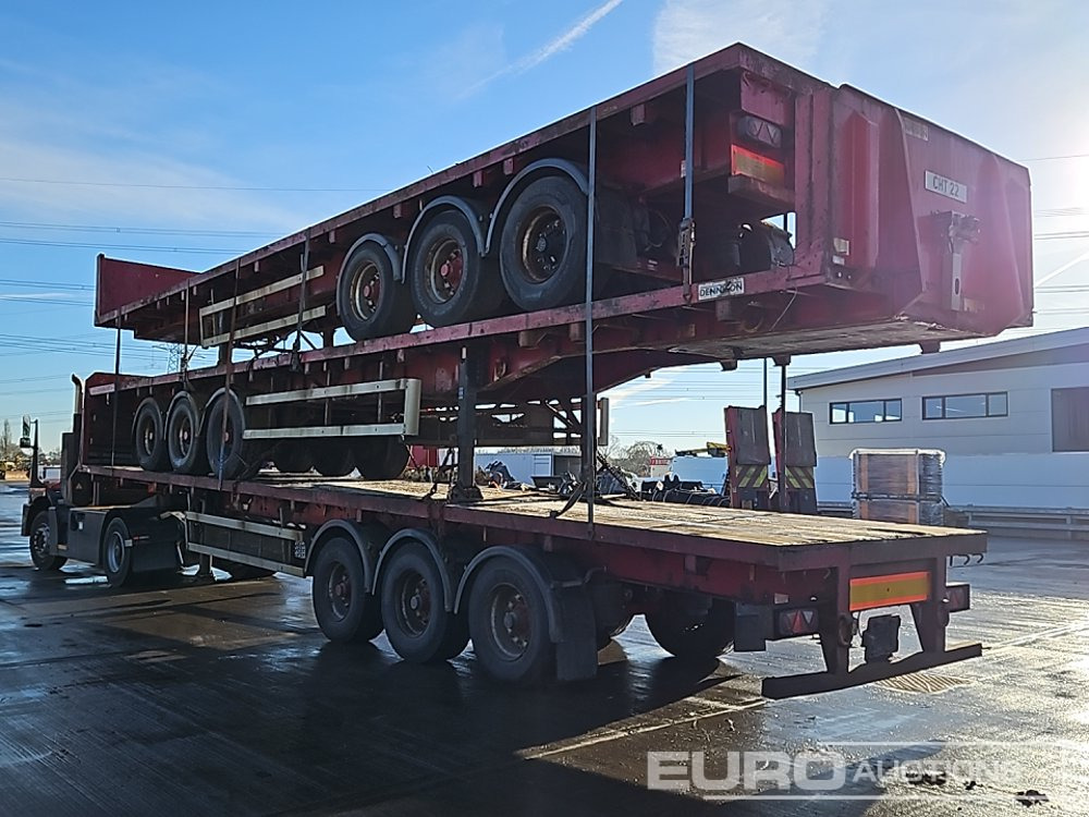 2006 Dennison Trailers Tri Axle Flatbed Trailer (3 of) - Dropside/ Flatbed semi-trailer: picture 4 2006 Dennison Trailers Tri Axle Flatbed Trailer (3 of) - Dropside/ Flatbed semi-trailer: picture 4