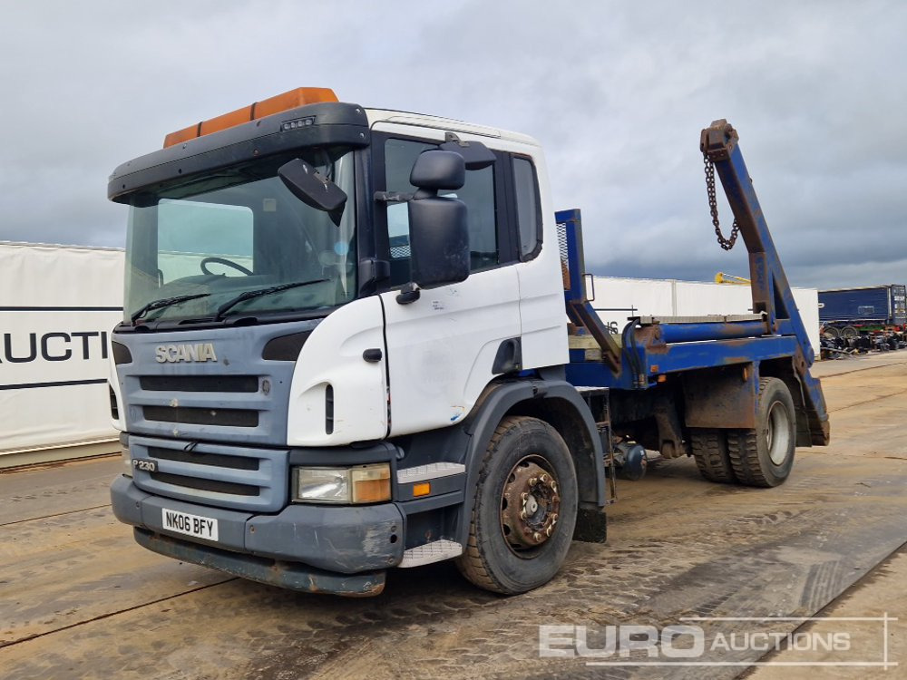 2006 Scania P230 - Skip loader truck: picture 1 2006 Scania P230 - Skip loader truck: picture 1