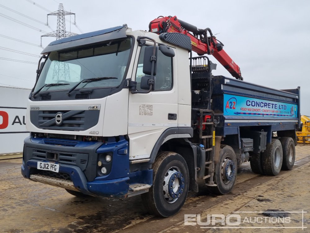 2012 Volvo FMX420 - Tipper, Crane truck: picture 1 2012 Volvo FMX420 - Tipper, Crane truck: picture 1