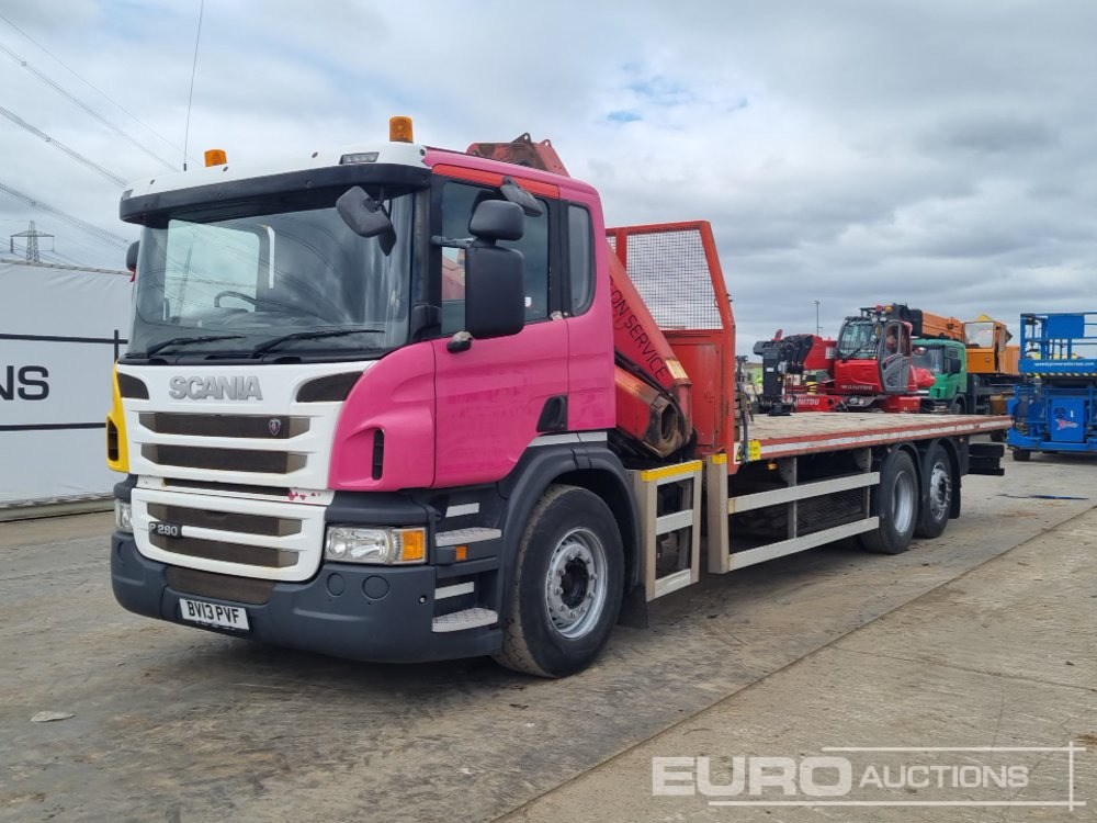 2013 Scania P280 - Dropside/ Flatbed truck: picture 1 2013 Scania P280 - Dropside/ Flatbed truck: picture 1