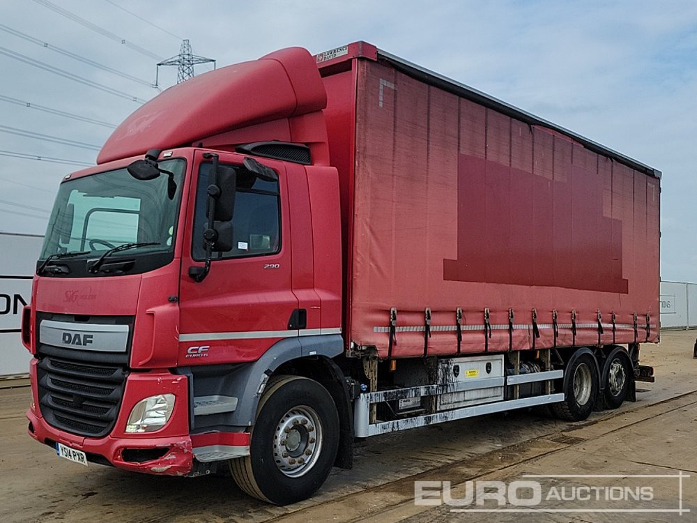 2014 DAF CF290 - Curtainsider truck: picture 1 2014 DAF CF290 - Curtainsider truck: picture 1