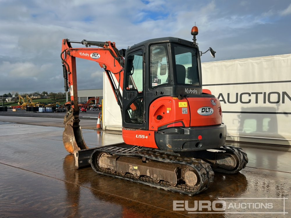 2016 Kubota U55-4 - Mini excavator: picture 3 2016 Kubota U55-4 - Mini excavator: picture 3