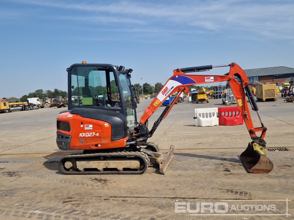 Mini excavator 2017 Kubota KX027-4: picture 9