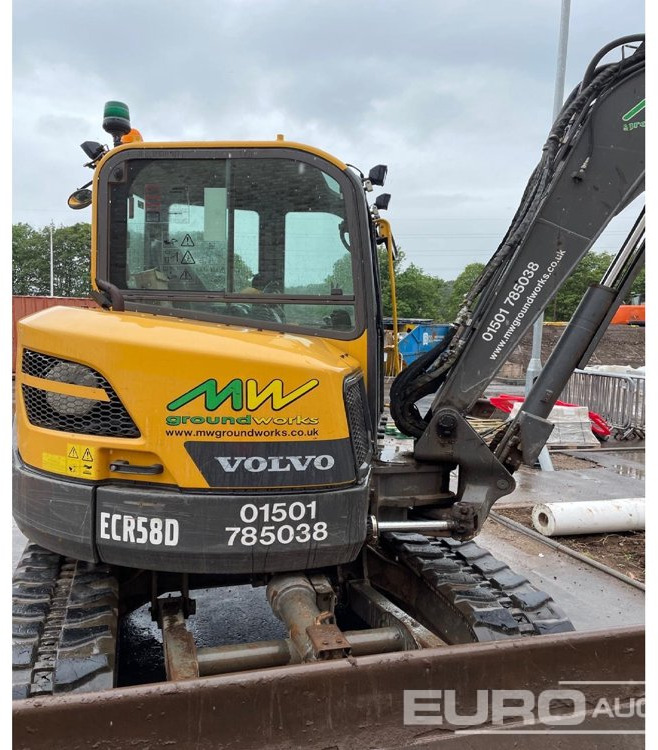 2019 Volvo ECR58D - Mini excavator: picture 5 2019 Volvo ECR58D - Mini excavator: picture 5