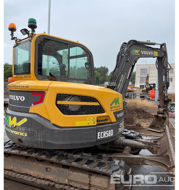 2019 Volvo ECR58D - Mini excavator: picture 3 2019 Volvo ECR58D - Mini excavator: picture 3