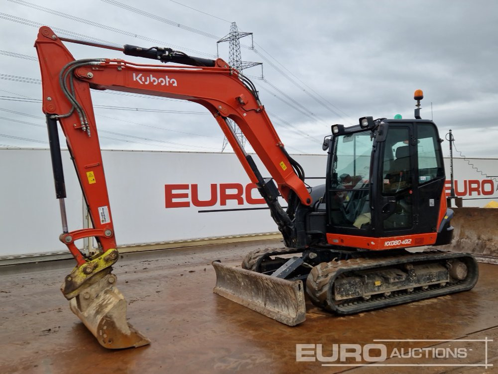 2021 Kubota KX080-4A2 - Mini excavator: picture 1 2021 Kubota KX080-4A2 - Mini excavator: picture 1