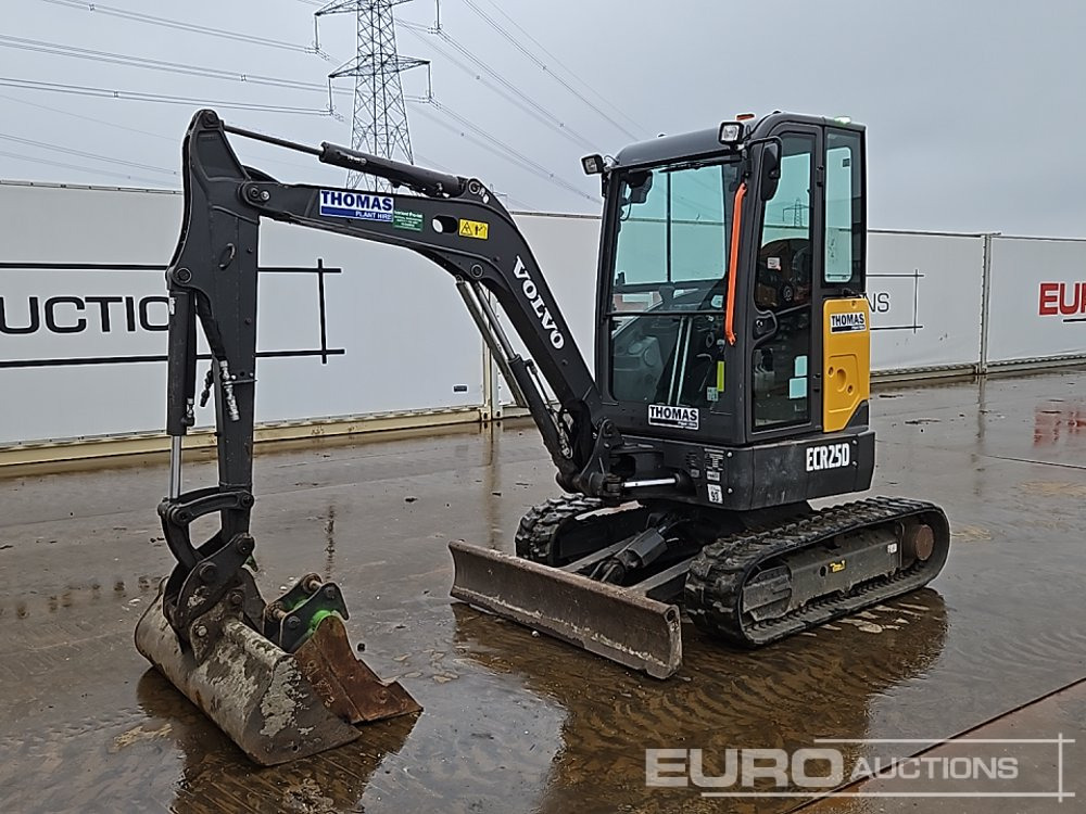 2021 Volvo ECR25D - Mini excavator: picture 1 2021 Volvo ECR25D - Mini excavator: picture 1
