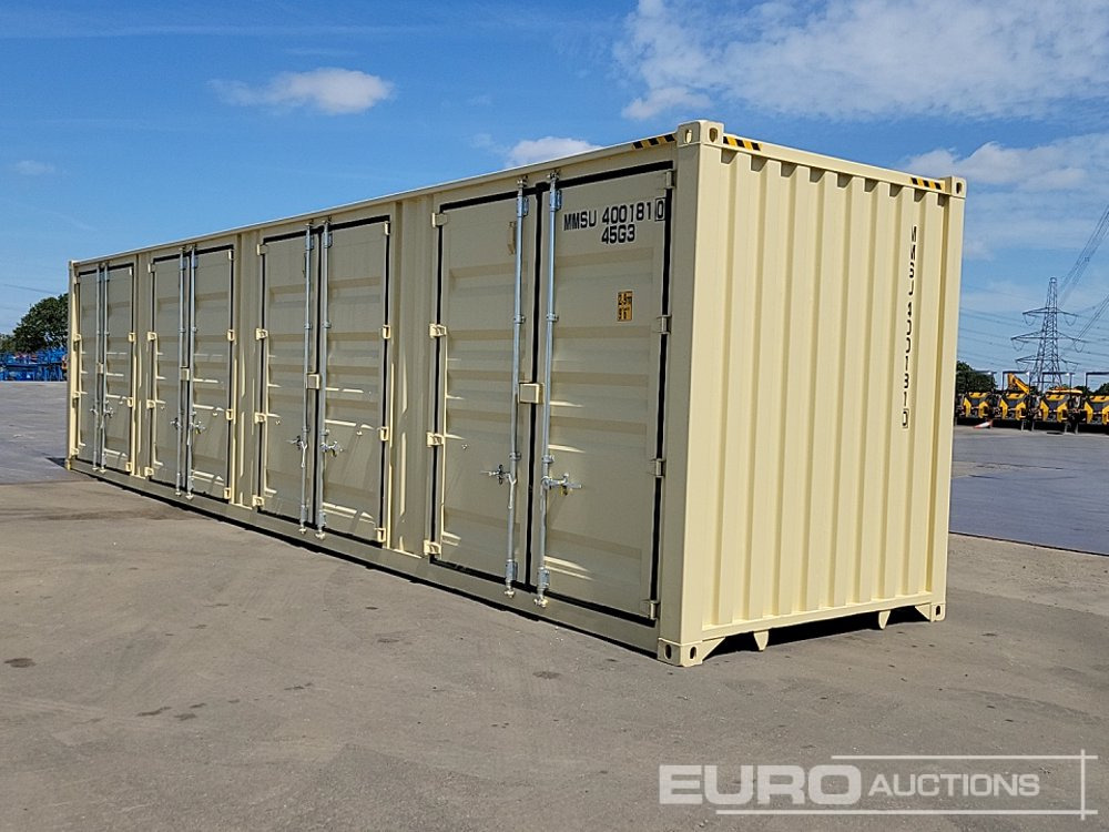 Shipping container 2025 40' x 8' HQ Container, 4 Side Doors, 1 End Door (Cannot Be Reconsigned): picture 10