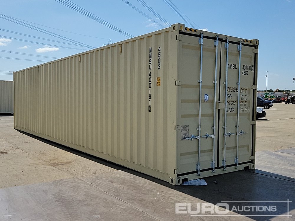 Shipping container 2025 40' x 8' HQ Container, 4 Side Doors, 1 End Door (Cannot Be Reconsigned): picture 14