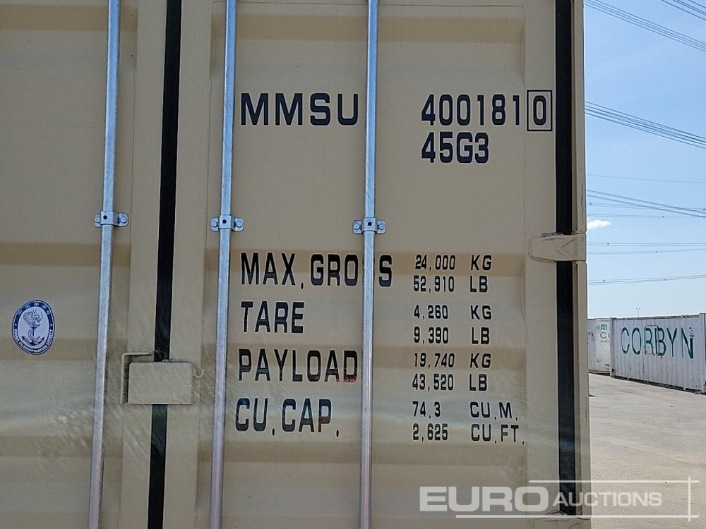Shipping container 2025 40' x 8' HQ Container, 4 Side Doors, 1 End Door (Cannot Be Reconsigned): picture 16