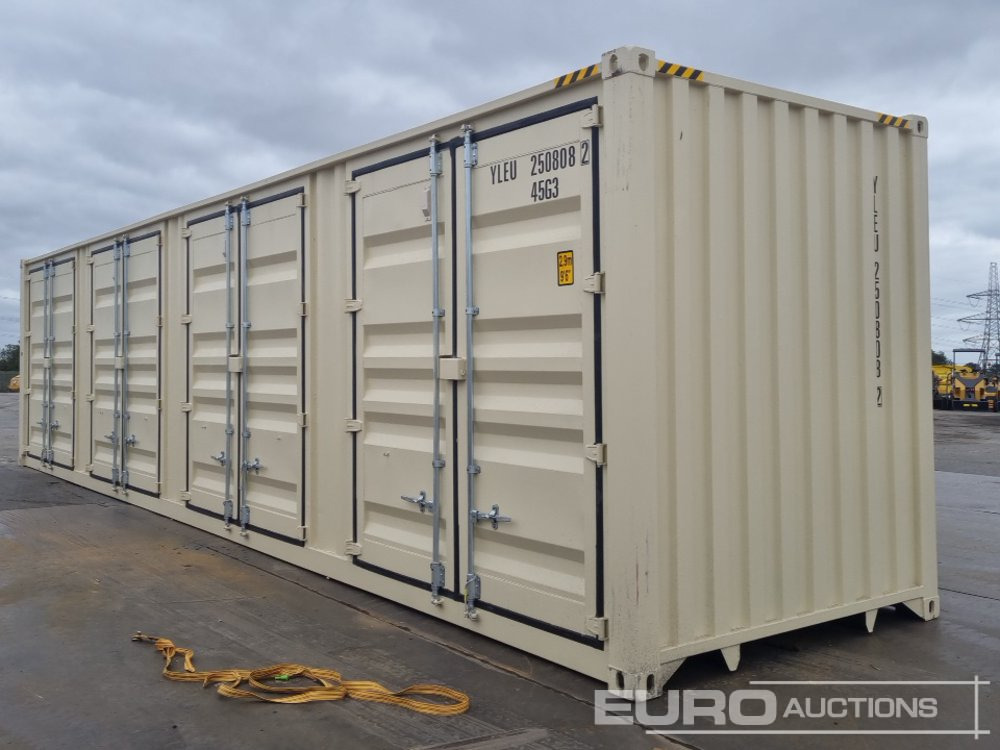 2025 40' x 8' High Cube Container, 4 Side Doors, 1 End Door (Cannot Be Reconsigned) - Shipping container: picture 2 2025 40' x 8' High Cube Container, 4 Side Doors, 1 End Door (Cannot Be Reconsigned) - Shipping container: picture 2
