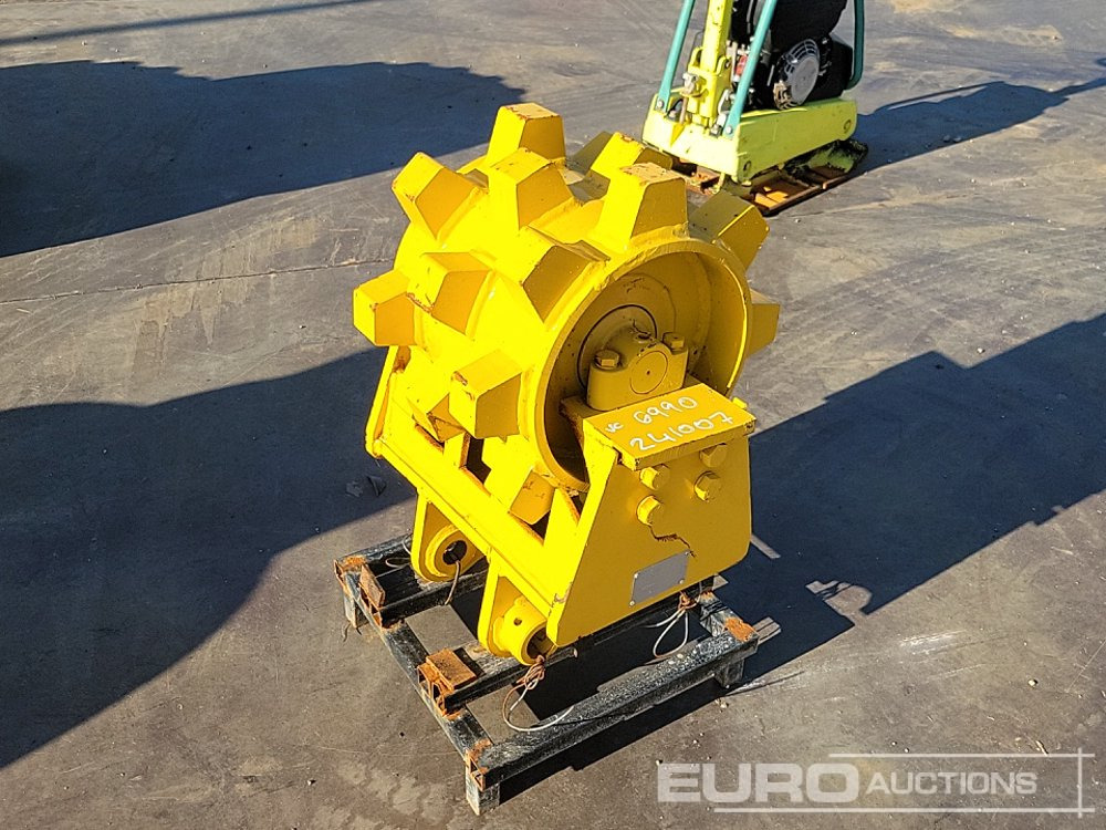Toft Trench Compation Wheel to suit Excavator - Attachment for Excavator: picture 1 Toft Trench Compation Wheel to suit Excavator - Attachment for Excavator: picture 1