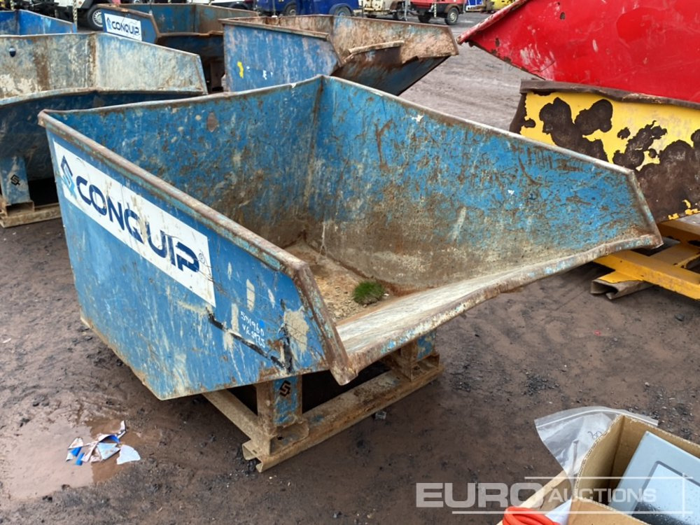 Conquip Tipping Skip to suit Forklift - Tipping skip: picture 1 Conquip Tipping Skip to suit Forklift - Tipping skip: picture 1