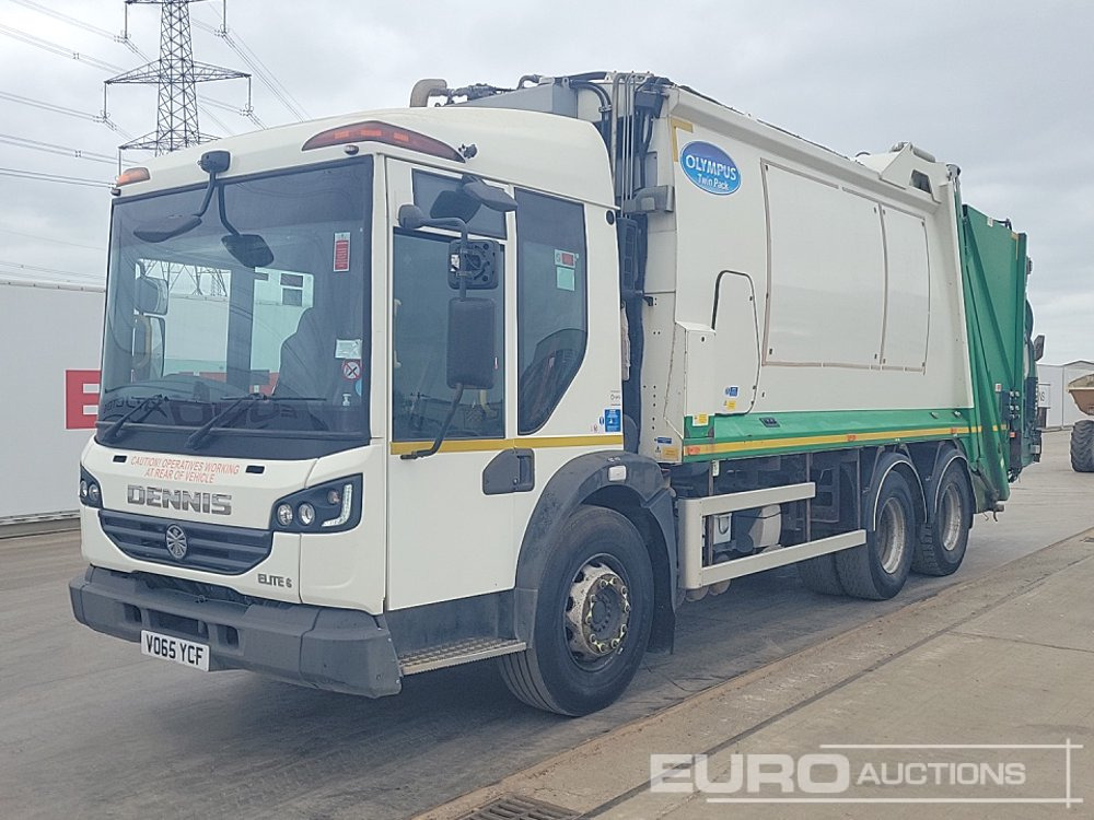 Dennis Elite 6 6x4 Refuse Lorry, 360 Camera, Automatic Gearbox - Garbage truck: picture 1 Dennis Elite 6 6x4 Refuse Lorry, 360 Camera, Automatic Gearbox - Garbage truck: picture 1