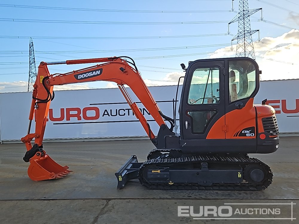 Doosan DX60 - Mini excavator: picture 2 Doosan DX60 - Mini excavator: picture 2