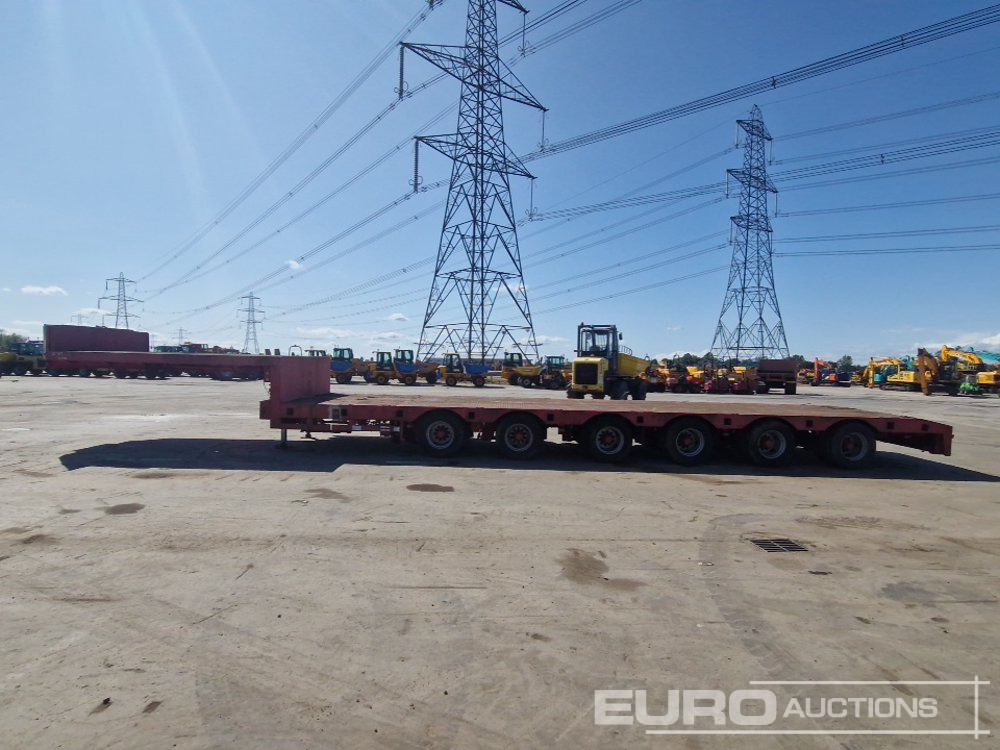 ES-GE 6 Axle Step Frame Extendable Low Loader Trailer, 4 Axle Steer, Air Brakes, Auto Lube - Low loader semi-trailer: picture 2 ES-GE 6 Axle Step Frame Extendable Low Loader Trailer, 4 Axle Steer, Air Brakes, Auto Lube - Low loader semi-trailer: picture 2