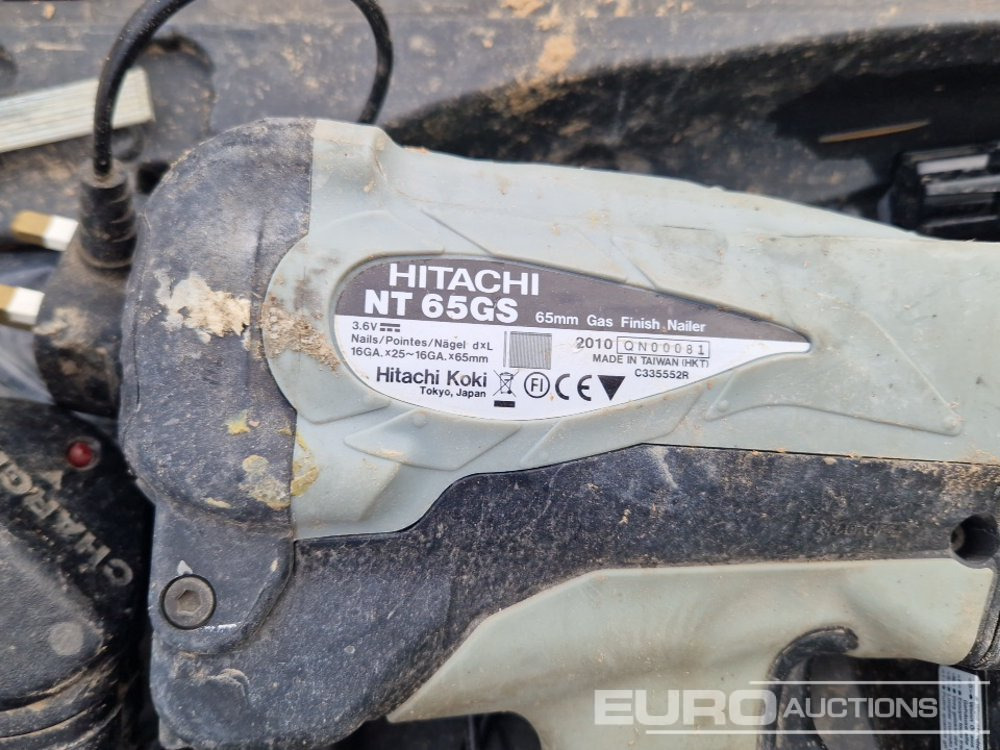Construction equipment Hitachi NT65GS 3.6 Volt Cordless Nailer, 3 Batterys, Charger: picture 13