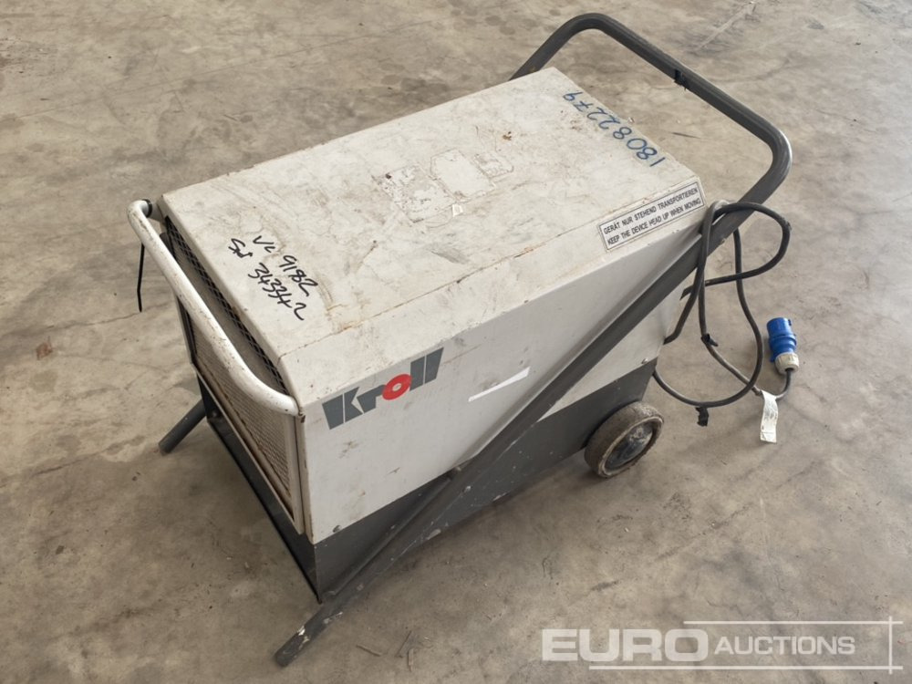 Kroll T40 Dual 240 Volt Dehumidifer - Construction equipment: picture 1 Kroll T40 Dual 240 Volt Dehumidifer - Construction equipment: picture 1