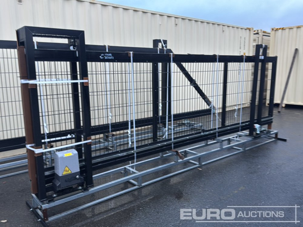 Unused 14’ Cantilever Mesh Gate, Automation System, 5 Key Fobs, 2 Security Sensors - Construction equipment: picture 2 Unused 14’ Cantilever Mesh Gate, Automation System, 5 Key Fobs, 2 Security Sensors - Construction equipment: picture 2