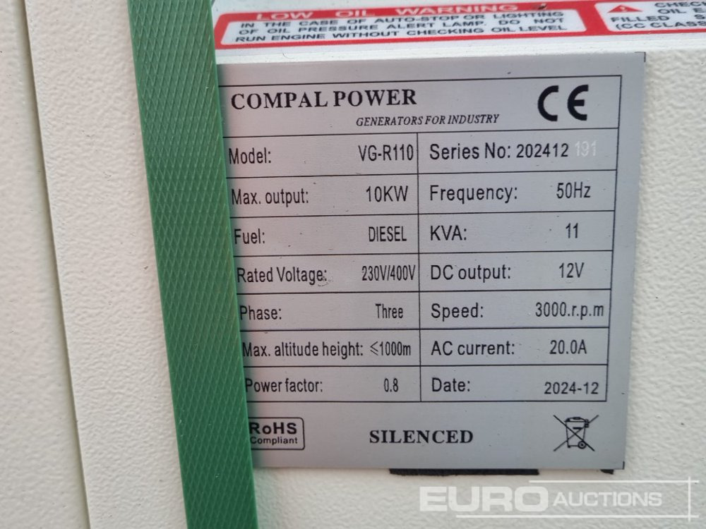 Generator set Unused 2024 Compal Power VG-R110: picture 24