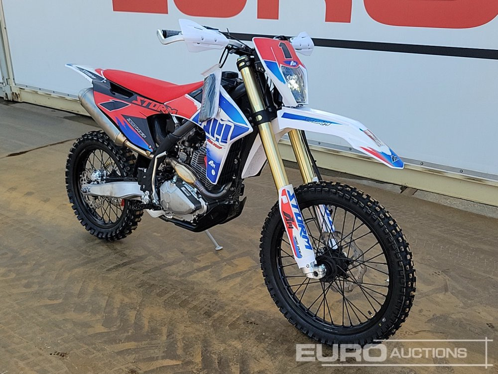 Motorcycle Unused 2025 Apollo Storm 300cc Motorcross Bike, 21" Front, 18" Rear Tyres, Electric Start, Air Cooled, Hydraulic Suspension, Disc Brakes, Lighting Kit (UNASSEMBLED): picture 7 Motorcycle Unused 2025 Apollo Storm 300cc Motorcross Bike, 21" Front, 18" Rear Tyres, Electric Start, Air Cooled, Hydraulic Suspension, Disc Brakes, Lighting Kit (UNASSEMBLED): picture 7