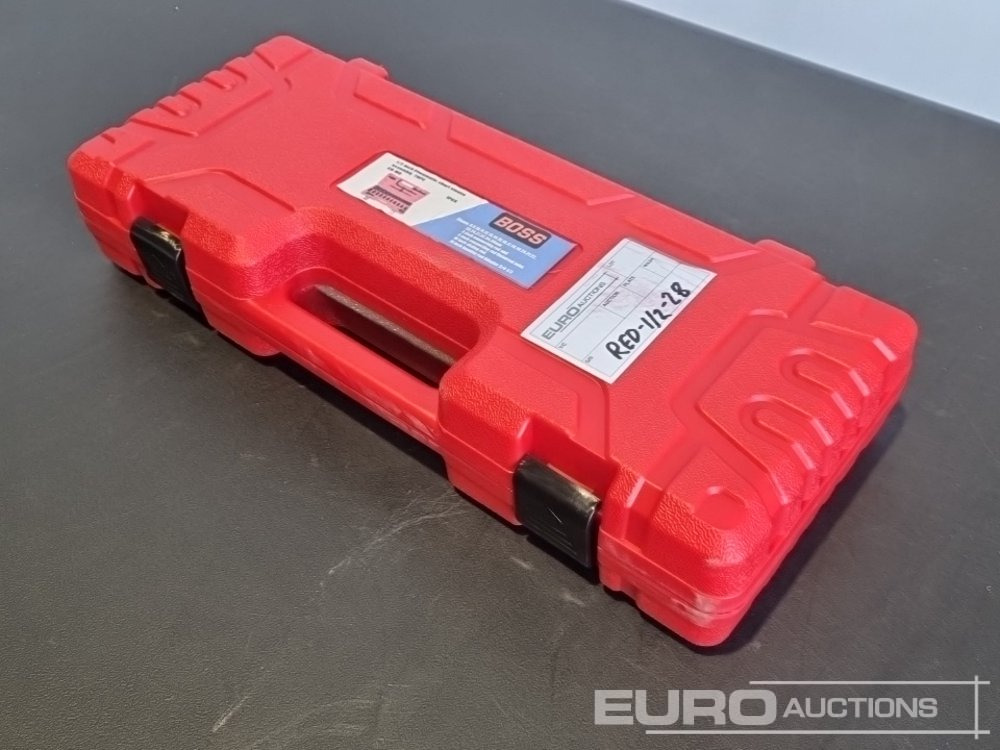 Unused 2025 Boss 1/2" 28pc Pneumatic Short Sleeve Socket Set, 3" Connecting Rod, 5" Connecting Rod Universal Joint, 10" Sliding Rod, 10" Bending Rod Adapter 3/4"-1/2" - Workshop equipment: picture 3 Unused 2025 Boss 1/2" 28pc Pneumatic Short Sleeve Socket Set, 3" Connecting Rod, 5" Connecting Rod Universal Joint, 10" Sliding Rod, 10" Bending Rod Adapter 3/4"-1/2" - Workshop equipment: picture 3