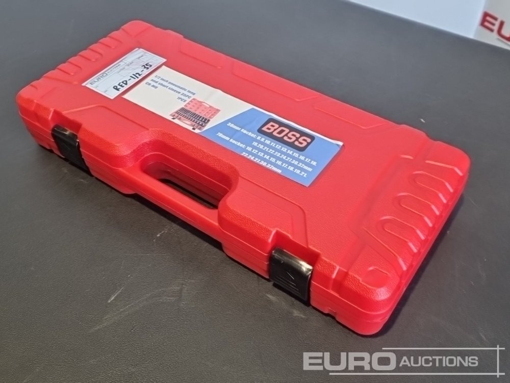 Unused 2025 Boss 1/2" 35pc Pneumatic Long & Short Sleeve Socket Set - Workshop equipment: picture 3 Unused 2025 Boss 1/2" 35pc Pneumatic Long & Short Sleeve Socket Set - Workshop equipment: picture 3