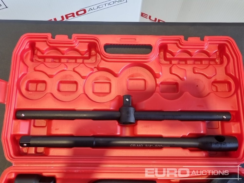 Unused 2025 Boss 3/4" 26pc Heavy Duty Pneumatic Socket Set, 4" Connecting Rod, 8" Connecting Rod Quick Ratchet Wrench, 20" Sliding Road, L Handle Sliding Head Extension Bar - Workshop equipment: picture 5 Unused 2025 Boss 3/4" 26pc Heavy Duty Pneumatic Socket Set, 4" Connecting Rod, 8" Connecting Rod Quick Ratchet Wrench, 20" Sliding Road, L Handle Sliding Head Extension Bar - Workshop equipment: picture 5