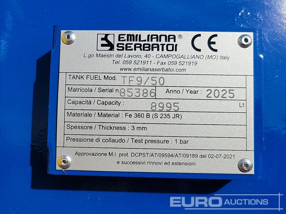 Storage tank Unused 2025 Emiliana Serbatoi TF9/50: picture 25