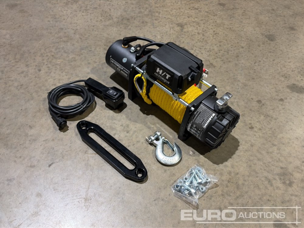 Unused 2025 Hi-Torque HT12000 Electric Winch with Synthetic Rope, 12,000lb line pull, 3/8" x 85' Rope - Winch: picture 3 Unused 2025 Hi-Torque HT12000 Electric Winch with Synthetic Rope, 12,000lb line pull, 3/8" x 85' Rope - Winch: picture 3