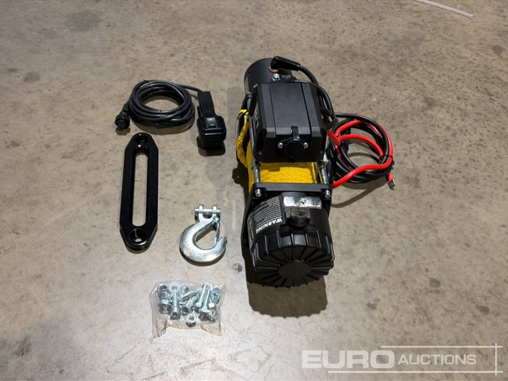 Unused 2025 Hi-Torque HT12000 Electric Winch with Synthetic Rope, 12,000lb line pull, 3/8" x 85' Rope - Winch: picture 4 Unused 2025 Hi-Torque HT12000 Electric Winch with Synthetic Rope, 12,000lb line pull, 3/8" x 85' Rope - Winch: picture 4