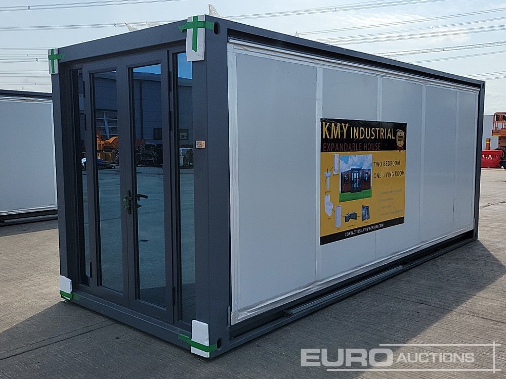 Unused 2025 KMY Industrial Expandable Container House, 2 Bedrooms, Living Room, C/W Shower Room, Wash Basin, Toilet (Cannot Be Reconsigned) - Shipping container: picture 1 Unused 2025 KMY Industrial Expandable Container House, 2 Bedrooms, Living Room, C/W Shower Room, Wash Basin, Toilet (Cannot Be Reconsigned) - Shipping container: picture 1