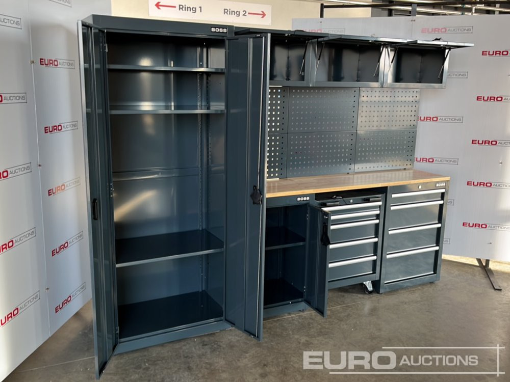 Unused Boss 2.6m 9 Drawer, 5 Cabinet Tool Station (3 boxes) - Construction equipment: picture 5 Unused Boss 2.6m 9 Drawer, 5 Cabinet Tool Station (3 boxes) - Construction equipment: picture 5