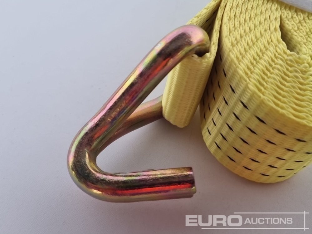 Workshop equipment Unused Boss 4M x 50mm 5 Ton Ratchet Straps with Sling (4 of): picture 23