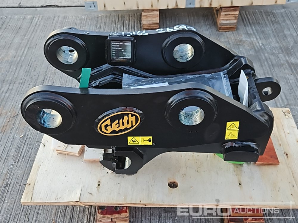 Unused Geith Hydraulic Double Lock QH 55mm Pin to suit 8-10 Ton Excavator - Quick coupler: picture 2 Unused Geith Hydraulic Double Lock QH 55mm Pin to suit 8-10 Ton Excavator - Quick coupler: picture 2