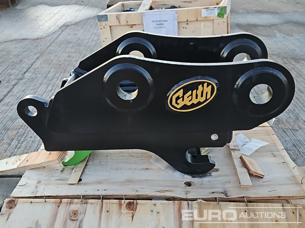 Unused Geith Hydraulic Double Lock QH 65mm Pin to suit 13 Ton Excavator - Quick coupler: picture 2 Unused Geith Hydraulic Double Lock QH 65mm Pin to suit 13 Ton Excavator - Quick coupler: picture 2
