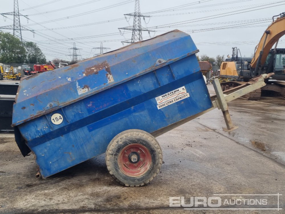 Western 2000 Litre Single Axle Bunded Fuel Bowser, Manul Pump - Storage tank: picture 2 Western 2000 Litre Single Axle Bunded Fuel Bowser, Manul Pump - Storage tank: picture 2