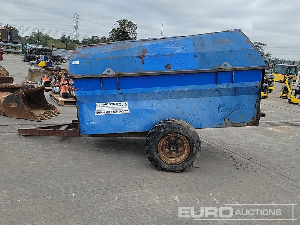 Western 2000 Litre Single Axle Bunded Fuel Bowser - Storage tank: picture 2 Western 2000 Litre Single Axle Bunded Fuel Bowser - Storage tank: picture 2