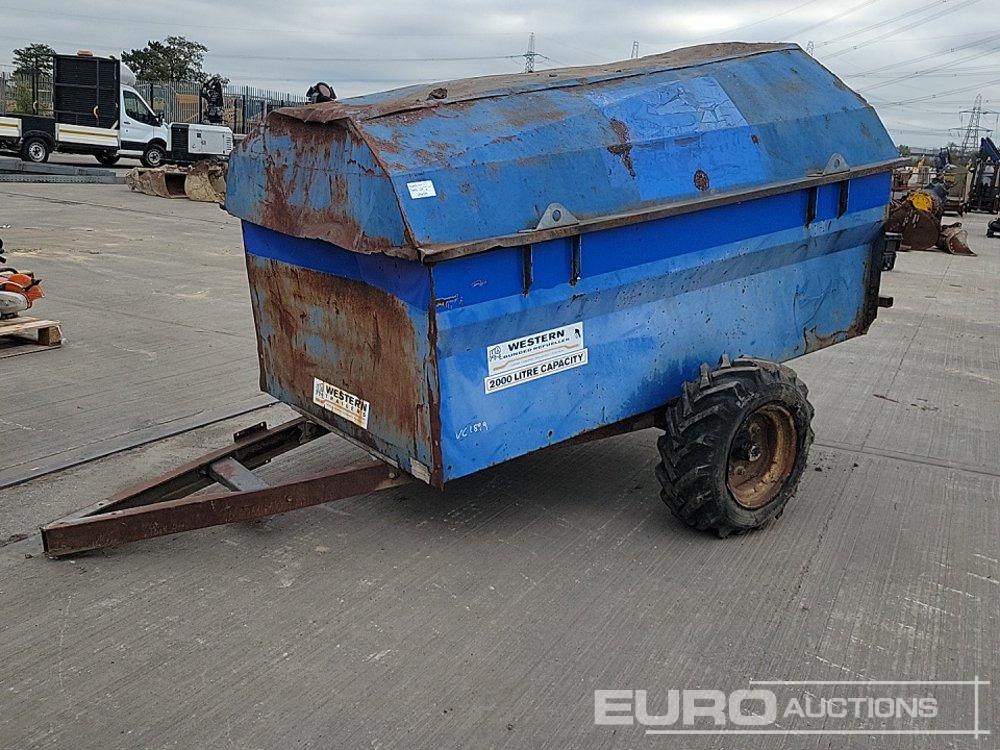 Western 2000 Litre Single Axle Bunded Fuel Bowser - Storage tank: picture 1 Western 2000 Litre Single Axle Bunded Fuel Bowser - Storage tank: picture 1